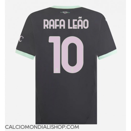 Maglie da calcio AC Milan Rafael Leao #10 Terza Maglia 2024-25 Manica Corta